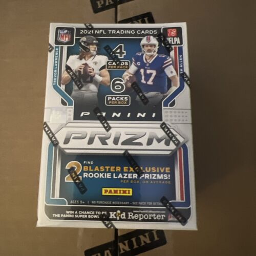 2021 Panini Prizm NFL Football Blaster Box Factory Sealed Lazer Prizms NEW Cards