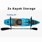 Folding Kayak Storage Wall Mount Hanger Rack for Canoe Paddle Kayak Hanging Hook