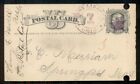 1878 WEST LIBERTY, OHIO and STAR fancy cancel in purple on 1¢ card, punch holes