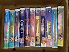 Lot of 11 Disney Black Diamond VHS Movies Clamshell Case Sealed New