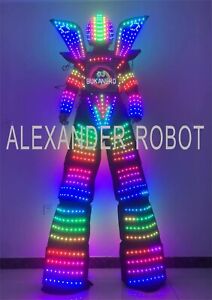 LED Robot Costume  Rainbow big robot- included shipping