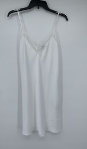 Etam Nightgown Chemise White Lace Slip Dress Honeymoon Wedding Nightie Babydoll