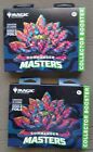 Commander Masters Collector Booster  Omega Box Lot Of 2  - MTG  - Brand New 2023