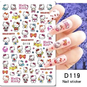 Hello Kitty Sanrio Nail Stickers Decals