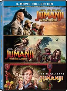 New Jumanji Collection: Original, Welcome Jungle & Next Level (DVD + Digital)
