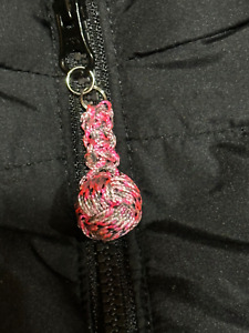 Paracord Zipper Pull - 1/2” core - Handmade in the U.S.A! NEW COLORS