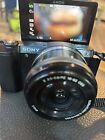 Sony A5000 20MP WiFi NFC APS-C Mirrorless Camera, 16-50mm lens, 32GB SD, Parts
