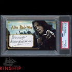 Alan Rickman signed Cut 3x5 Custom Card PSA DNA Slabbed Harry Potter Auto C2692