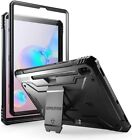 For Samsung Galaxy Tab S6 Case 2019 | Poetic Shockproof Kickstand Cover Black