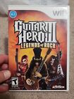 Guitar Hero 3 III Legends of Rock (Nintendo Wii, 2006) Includes Manual