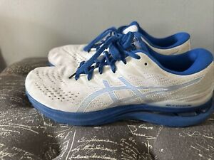 Mens Asics Gel Kayano 28 1011B426 Blue & White Running Shoes Sneakers  Sz US  13