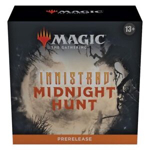 MTG Magic The Gathering Innistrad: Midnight Hunt prerelease kit 6 pcks die promo