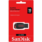 SanDisk Cruzer Blade 16GB USB 2.0 Flash Drive Thumb Memory Stick Pen SCDZ50 16G