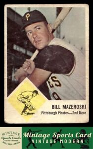 1963 Fleer - Bill Mazeroski - #59 Pittsburgh Pirates