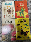 Golden Guide Nature Field Guide Lot Of 4 Books Vintage Illustrated Cacti Trees