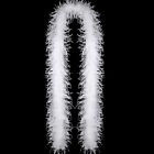 Ostrich Feather Boa 2 Ply 2 Yards Natural Fluffy Feather Boa For Prom Diy Cost
