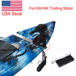 US Durable Block Board Fishing Kayak Trolling Motor Mounting DIY Accessories