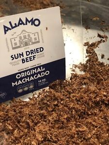 Alamo Dried Beef Machacado-Shredded Beef Jerky-Carne Seca- FREE SHIPPING