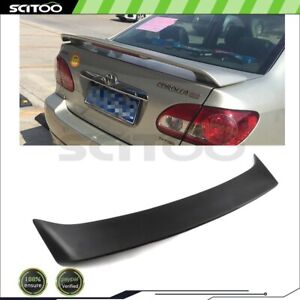 For 2003-2013 Toyota Corolla CE LE S Rear Trunk Spoiler w/LED Brake Paintable (For: 2005 Toyota Corolla)
