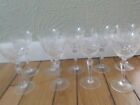 New ListingVintage crystal sherry port wine glasses set of nine