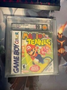 RARE! Mario Tennis 2001 Game Boy Color VGA Grade 90!  