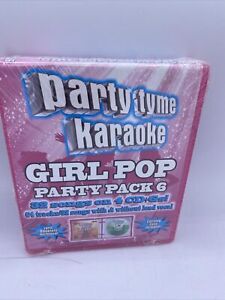 Party Tyme Karaoke: Girl Pop Party Pack 6 - Various Artists - 32 Songs - 4 CD+Gs