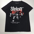 Slipknot 2005 Subliminal Verses World Tour Black Graphic Reprint T-Shirt Size M