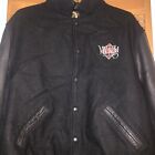 Pete's Wicked Ale Letterman Style Jacket X Large Dehen Coat Leather and Wool