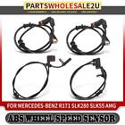 4x Front & Rear ABS Wheel Speed Sensors for Mercedes-Benz R171 SLK55 AMG SLK300