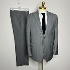 Ralph Lauren Suit Mens Gray Check Wool 43R 34W