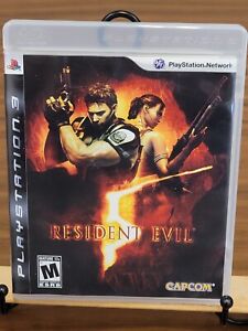 Resident Evil 5 PS3 Sony PlayStation 3, CIB COMPLETE Tested