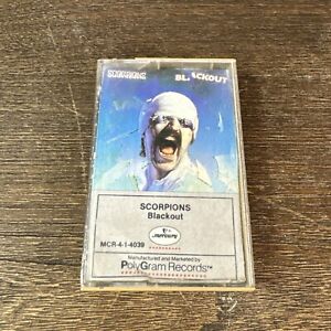 Scorpions Blackout Cassette Hard Rock Heavy Metal Rare Out of Print