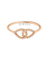 14K Gold 0.19 CT VS/F-G Diamond Knot Design Ring Valentine's - The Jewelz