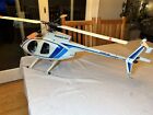 VTG. 1989 KYOSHO HUGHES 500 CONCEPT 30 RC HELICOPTER CANOPY/BODY/FUSELAGE/ENGINE