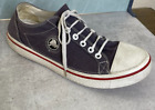 Crocs Hover Lace Up Canvas Sneakers Blue white Mens size 12 Low Top Casual Shoes