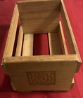 Napa Valley Box Company CD Storage Wood Wooden Crate Case Media Holder Vintage