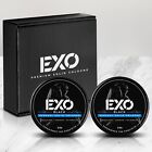 (2 Pack Gift Box) EXO Black Cologne for Men, Solid Cologne, Woody & Sensual