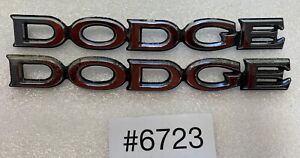 ✅ 2 - 1979 - 1993 Dodge Truck Van Hood Fender Emblem #4084778 Good Posts #6723