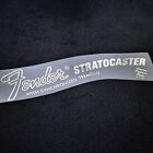 Strat Headstock Waterslide Decal Solid Silver Fender 70s Style Ultra-hi-res NEW