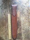 BROWN LEATHER SHEATH FOR LARGE 12 INCH  hunting knife 4661216ap