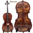 Hand Made SONG Flames 1/2 cello, Loud Rich sound, Spruce Maple wood #15872