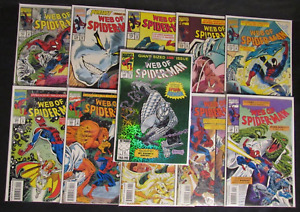 Web of Spider-Man Lot #100, 104, 105, 107, 109, 110, 111, 112, 114, 115 + PX666