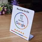 NFC Tap Review Stand Display Table Display NFC Card Stand for Google Review