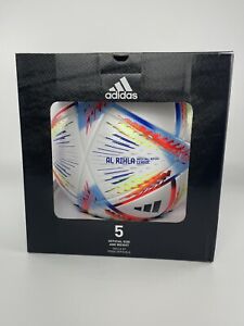ADIDAS FIFA World Cup 2022 Qatar AL Rihla Soccer Match Ball Size 5, With Box