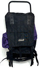 Vintage Coleman Peak 1 Backpack External Frame Hiking Purple Hip Belt