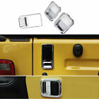 Chrome Door Bowl Handle Cover Trim For Jeep Wrangler TJ 97-2006 ABS Accessories (For: 1997 Jeep Wrangler)