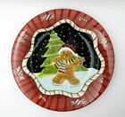 GATES WARE BY LAURIE GATES GINGERBREAD MAN CHRISTMAS HOLIDAY SERVING PLATE