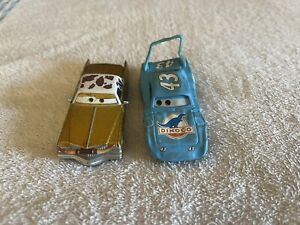 Disney Pixar Cars Rare Lot Damaged King & Tex Dinoco