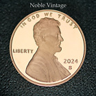 2024 S Proof Lincoln Shield Cent - Penny is from a Proof Set