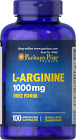 Puritan's Pride L-arginine 1000 Mg Capsules, 100 Count, White-Free Ship